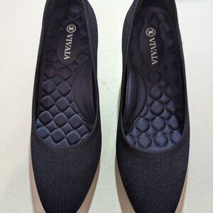 VIVAIA Aria Wedge Pointed Toe Shoes – Dark blue / Navy– Size 36 (US 6) NWOT